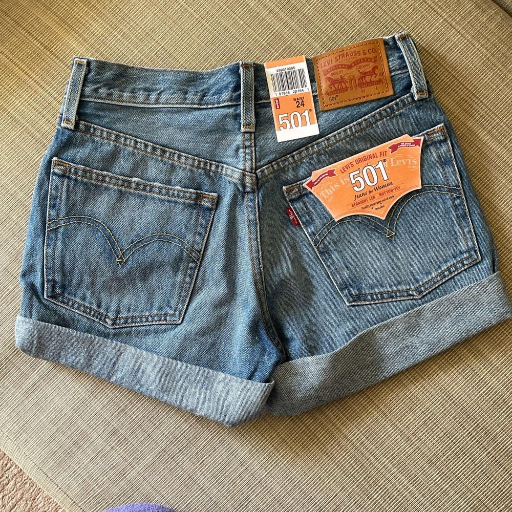 NWT Levi's Original Fit 501 Sz 24 - Picture 2 of 6